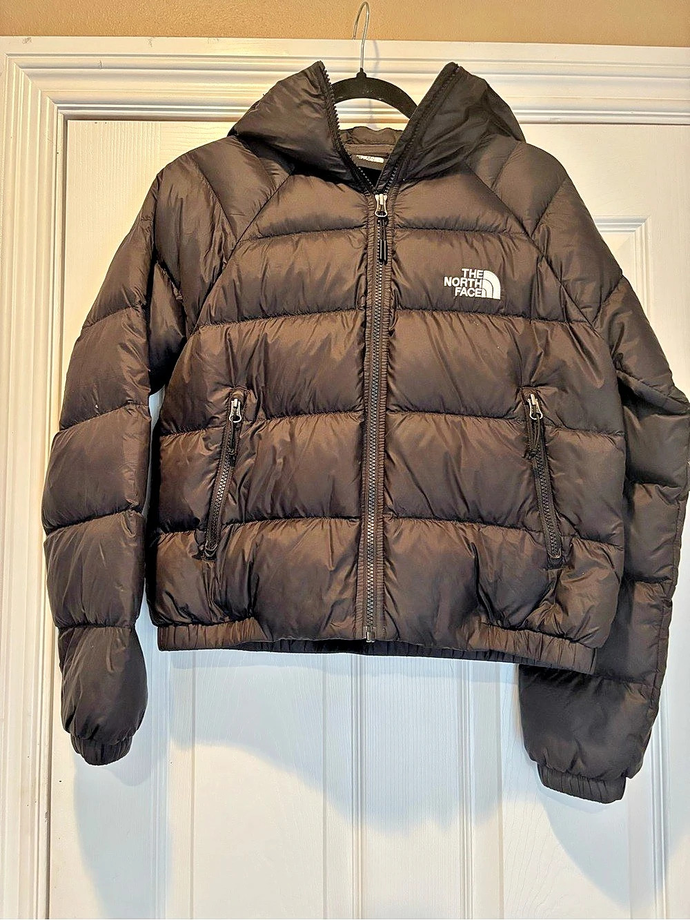 The North Face 600 Fill Down Puffer Jacket with Hood Black Small